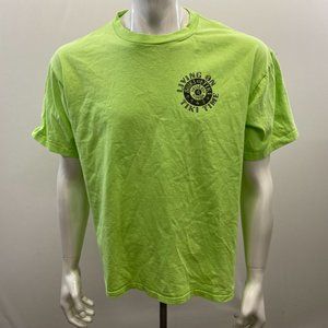Sniki Tiki Florida Men's Graphic T Shirt Size XL Green Crew Neck Green